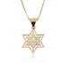 שרשרת מגן דוד בציפוי זהב