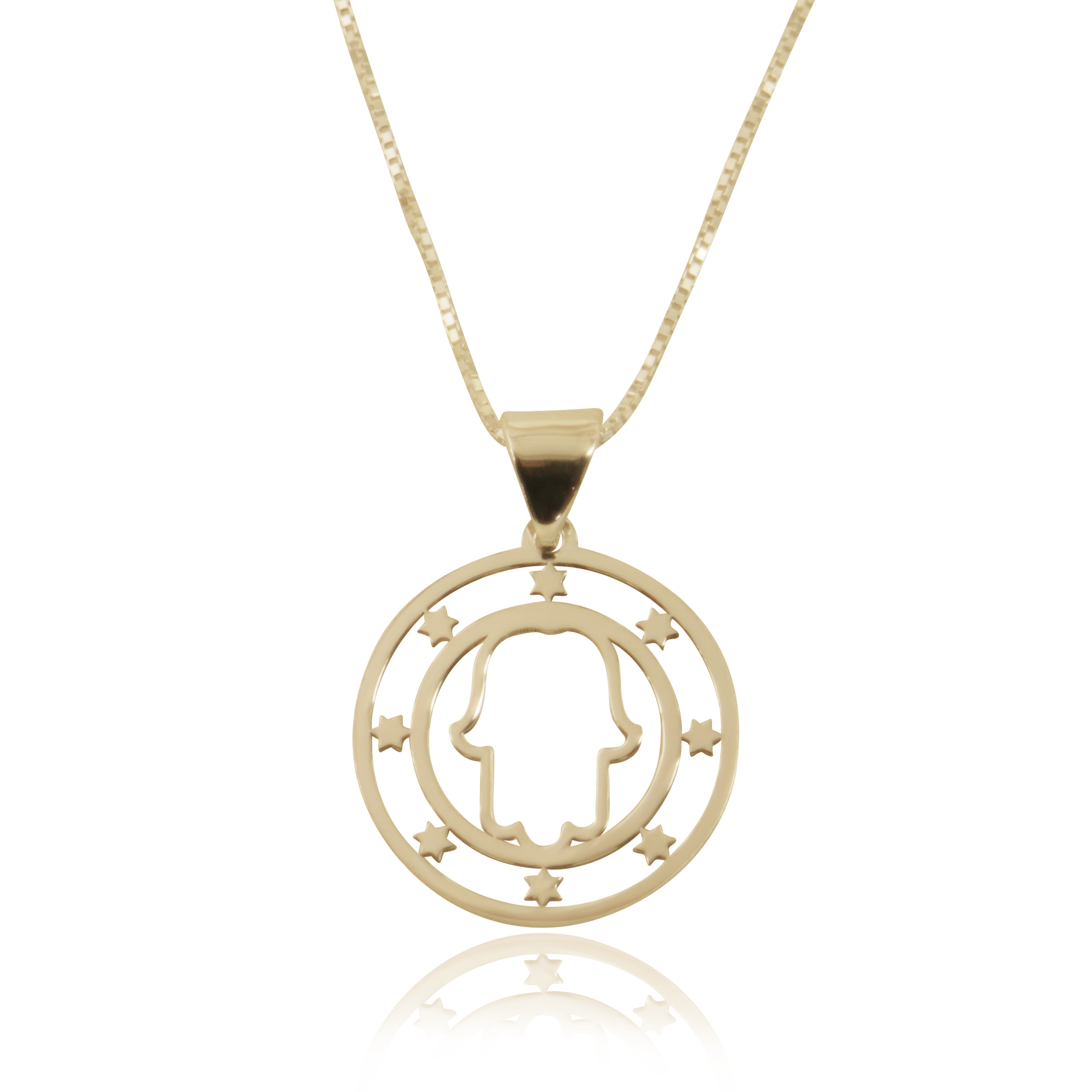 שרשרת חמסה זהב