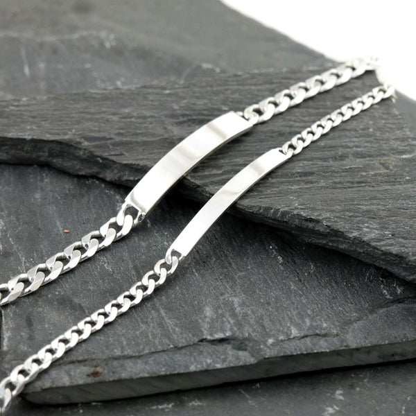 צמיד כסף בחריטה אישית