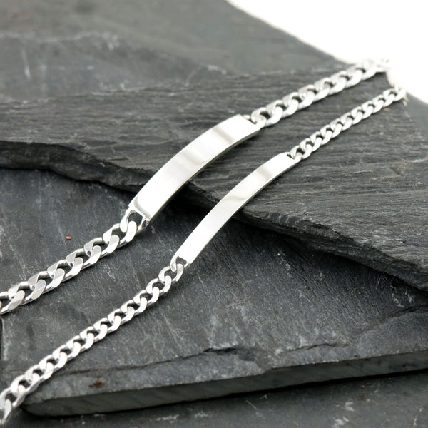 צמיד כסף בחריטה אישית