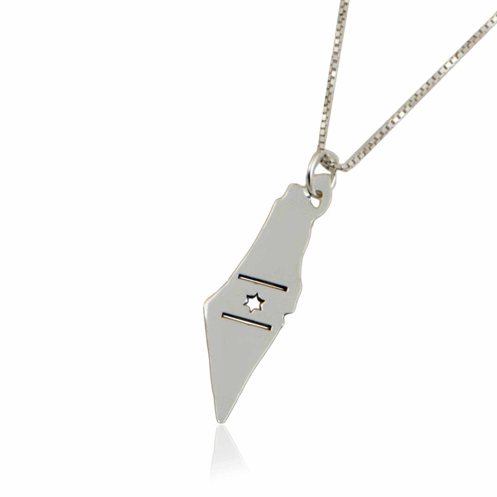 שרשרת / תליון  מפת ארץ ישראל