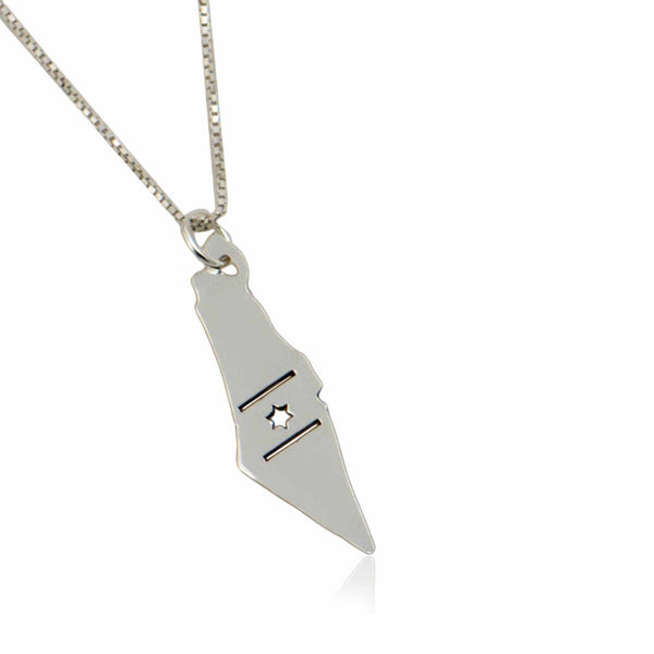 שרשרת / תליון  מפת ארץ ישראל