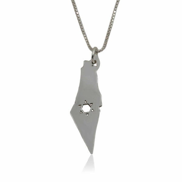 שרשרת / תליון  מפת ארץ ישראל