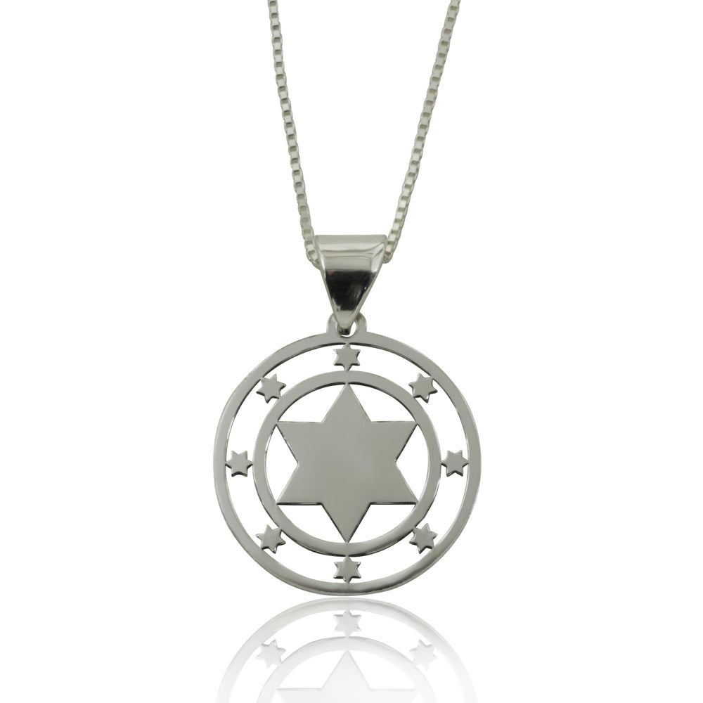 שרשרת מגן דוד לגבר