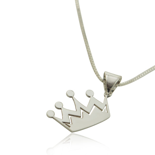 תליון כתר מכסף