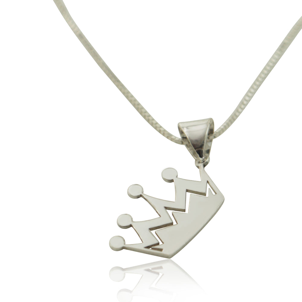 תליון כתר מכסף