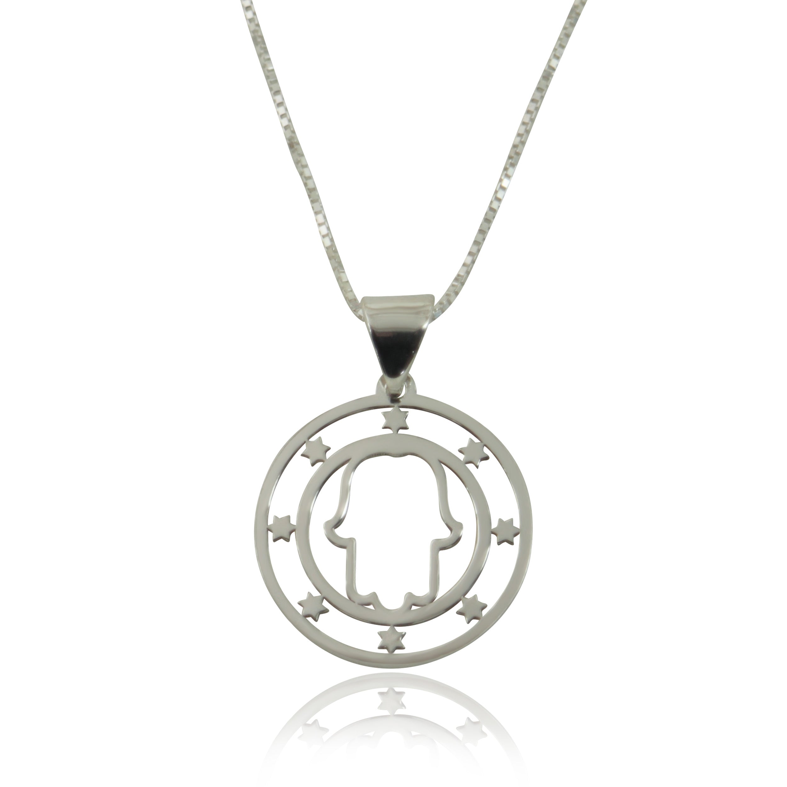 שרשרת חמסה מכסף