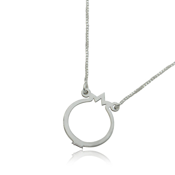 תליון רימון מכסף