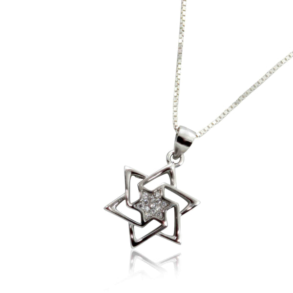 תליון מגן דוד מכסף