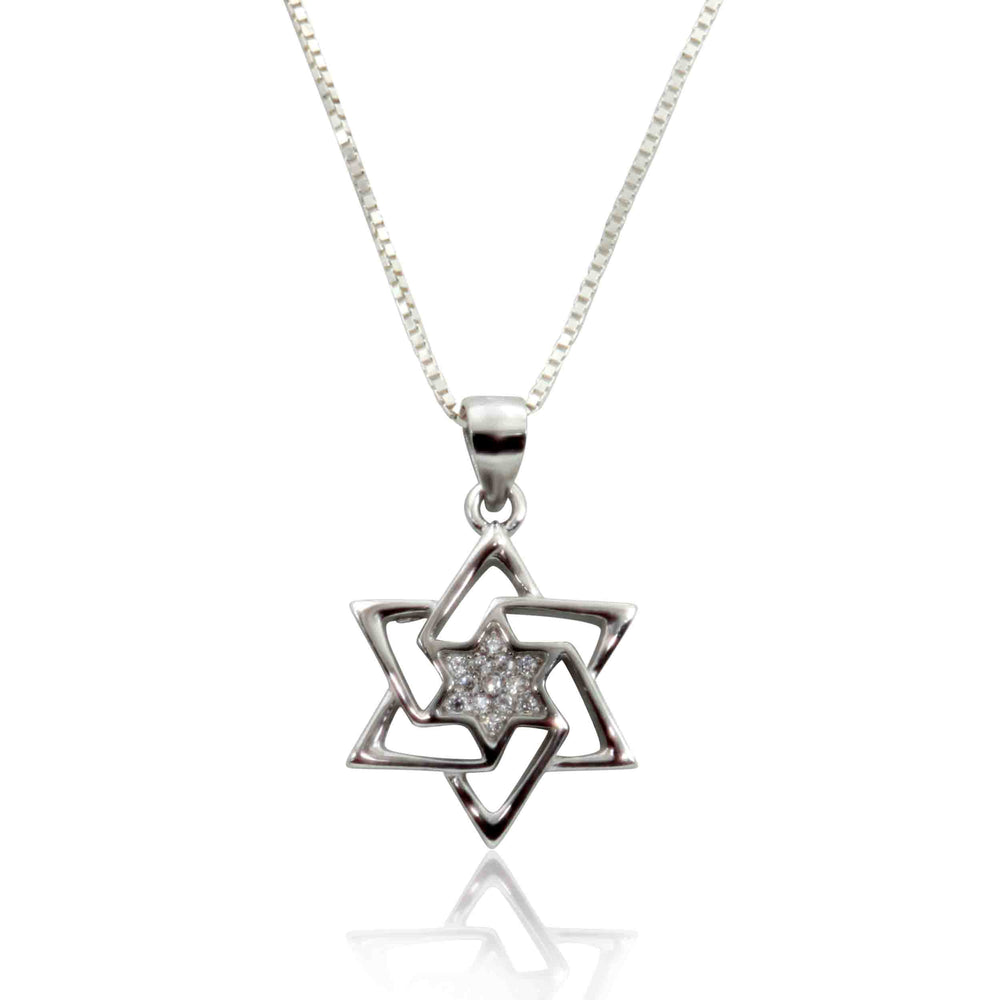 שרשרת מגן דוד מכסף