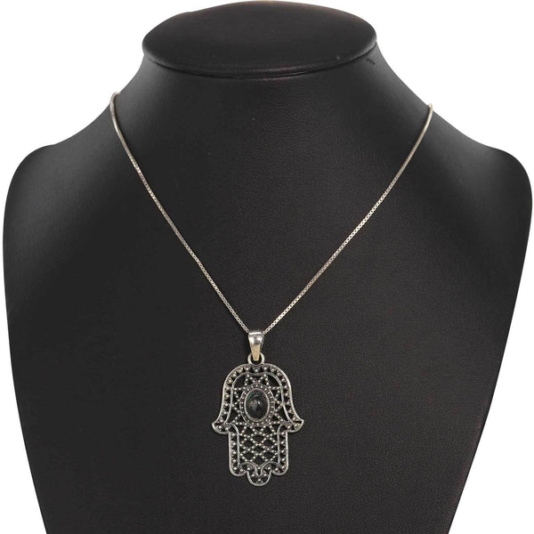 שרשרת חמסה מכסף