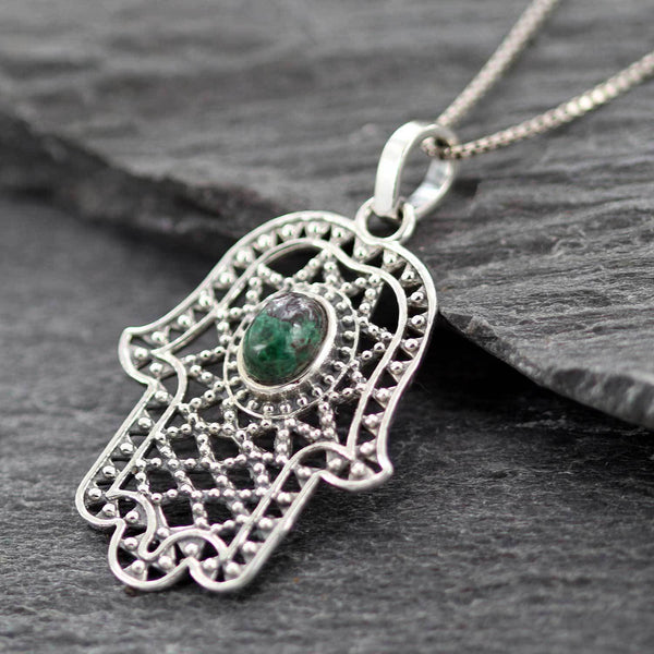 תליון חמסה מכסף