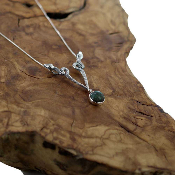 תליון אבן אילת מכסף