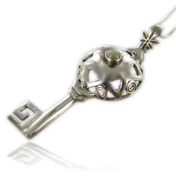 שרשרת מפתח הפרנסה מכסף