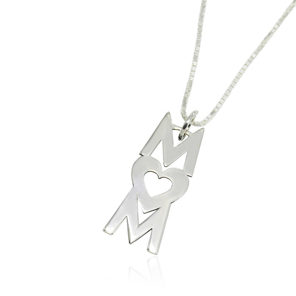 שרשרת ותליון mom לאימא