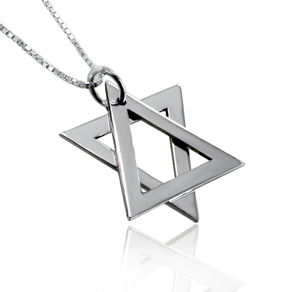 שרשרת מגן דוד מכסף