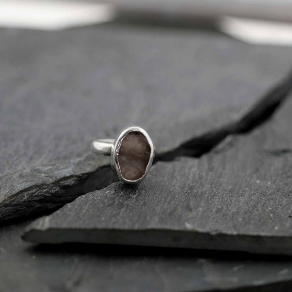 טבעת רוז קוורץ בעבודת יד