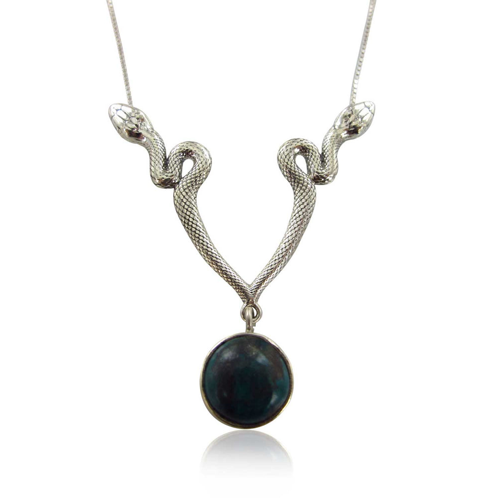 שרשרת נחשים בשיבוץ אבן אילת